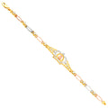 14K Yellow Gold Religious Bracelet - AB585