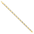14K Yellow Gold Assorted Fancy Bracelet - AB611