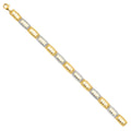 14K Yellow Gold Assorted Fancy Bracelet - AB614