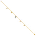 14K Yellow Gold Light Necklace & Bracelet - AB623