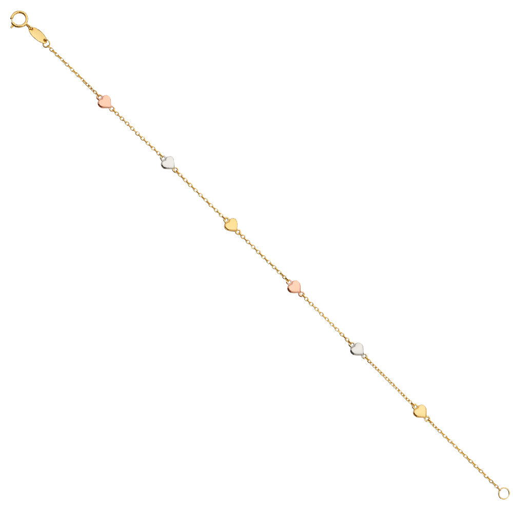 14K Yellow Gold Light Necklace & Bracelet - AB627