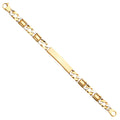 14K Yellow Gold Men's & Link Bracelet - AB631