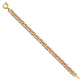 14K Yellow Gold Assorted Fancy Bracelet - AB638