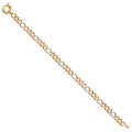 14K Yellow Gold Assorted Fancy Bracelet - AB639