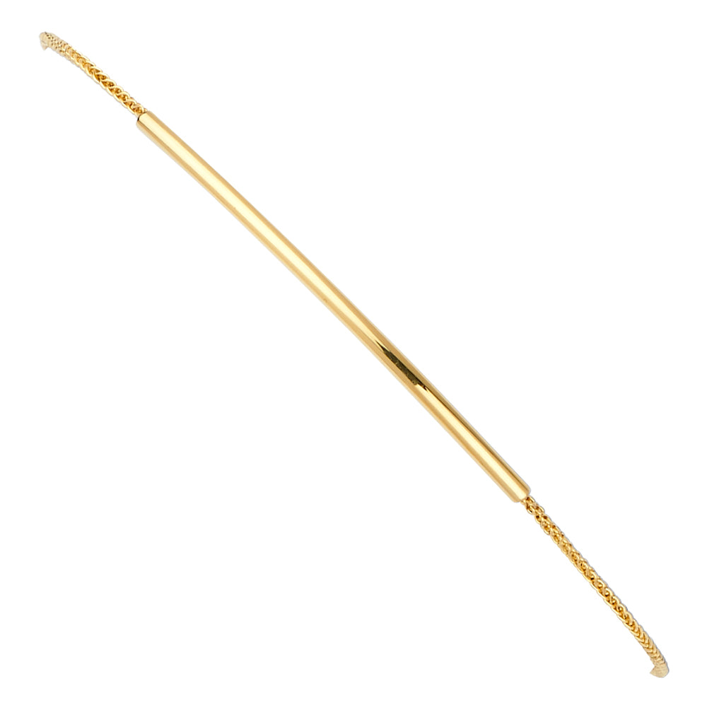 14K Yellow Gold Friendship Bracelet - AB650