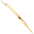14K Yellow Gold Friendship Bracelet - AB651