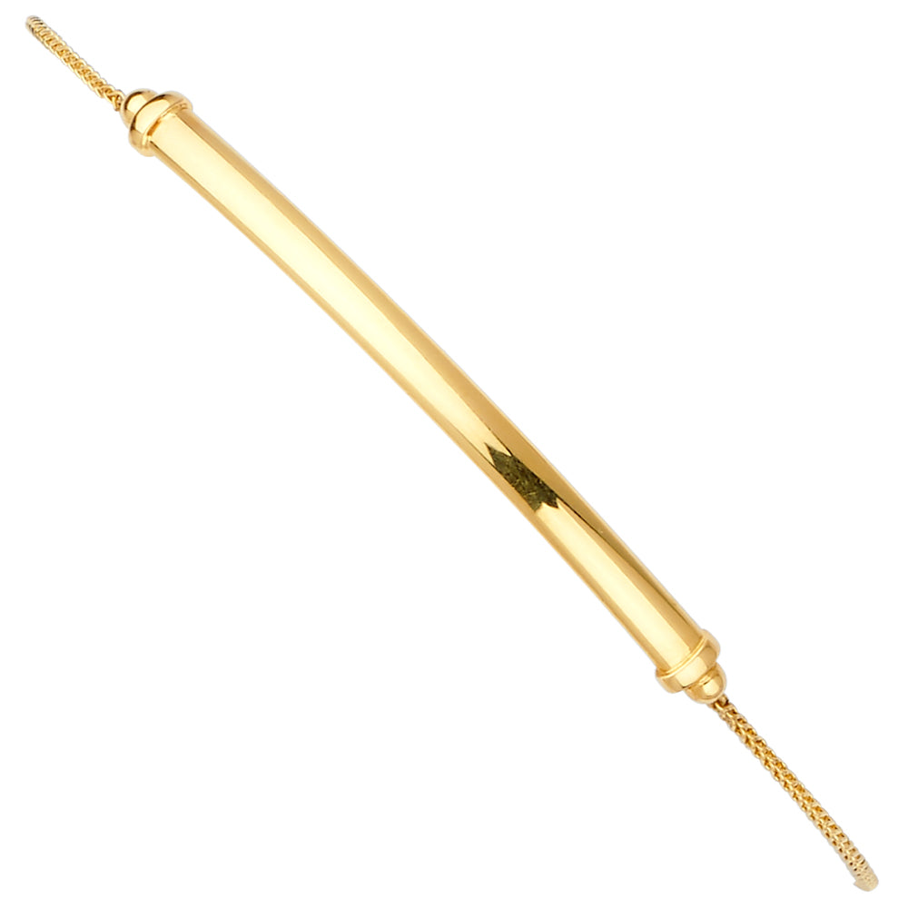 14K Yellow Gold Friendship Bracelet - AB651