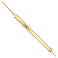 14K Yellow Gold Friendship Bracelet - AB652