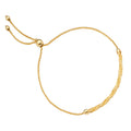 14K Yellow Gold Friendship Bracelet - AB653