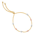 14K Yellow Gold Friendship Bracelet - AB656