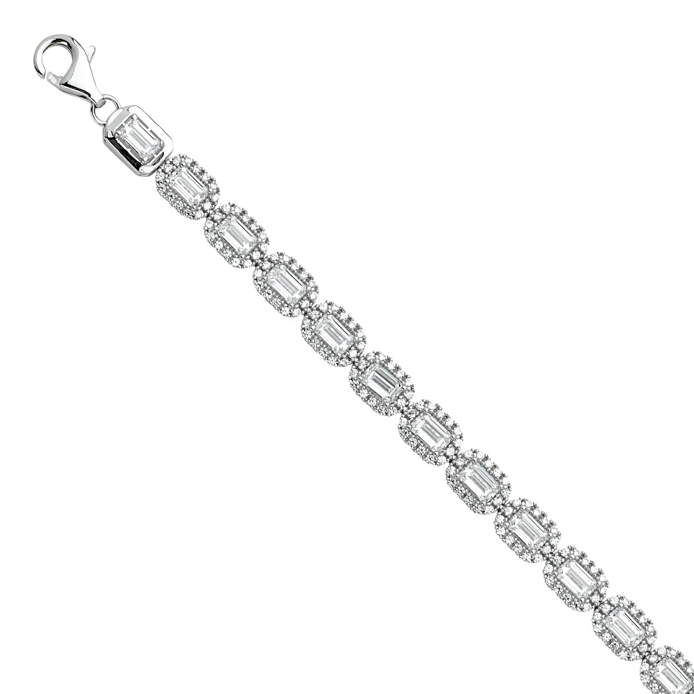 14K Yellow Gold Assorted Fancy Bracelet - AB657