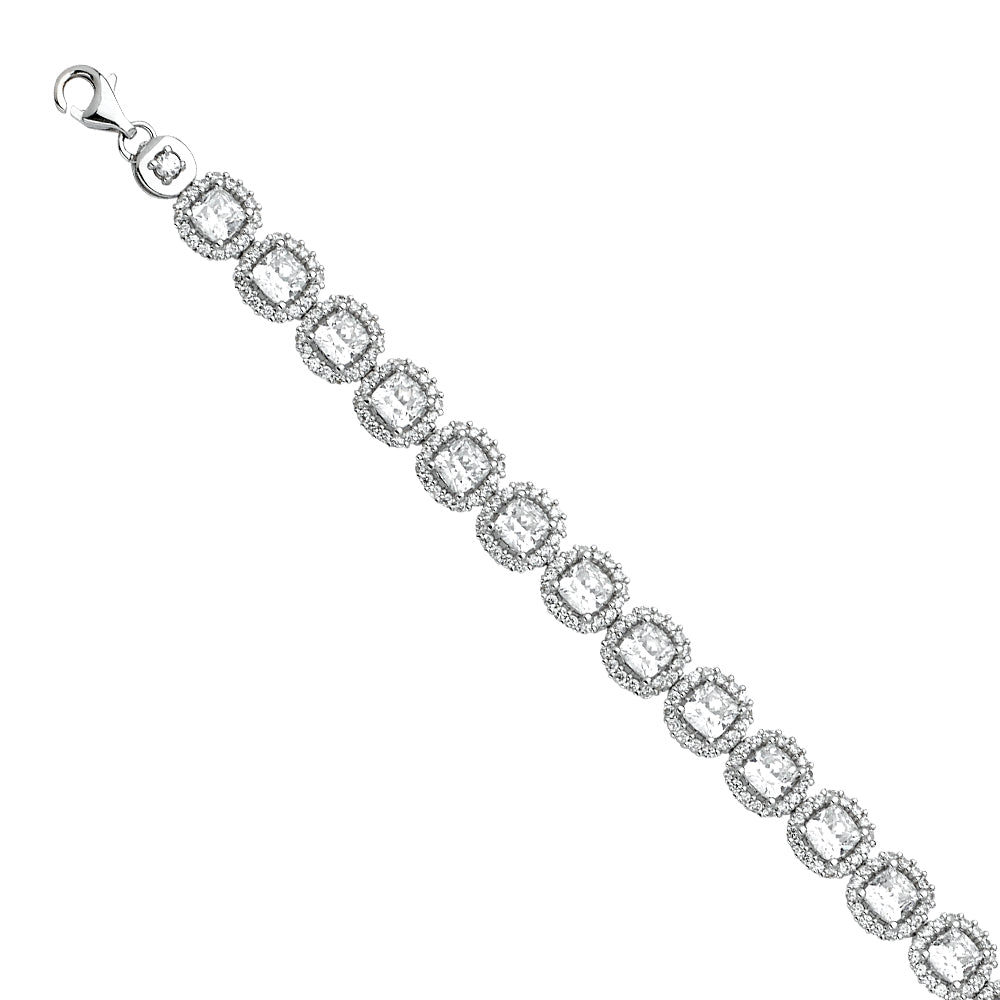 14K Yellow Gold Assorted Fancy Bracelet - AB658