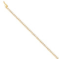 14K Yellow Gold Assorted Fancy Bracelet - AB661