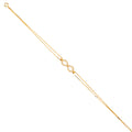 14K Yellow Gold Assorted Fancy Bracelet - AB672