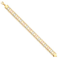 14K Yellow Gold Assorted Fancy Bracelet - AB677