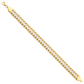 14K Yellow Gold Assorted Fancy Bracelet - AB680