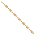 14K Yellow Gold Religious Bracelet - AB692