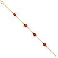 14K Yellow Gold Baby ID Bracelet - AB706
