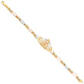 14K Yellow Gold 15 Años & Lucky Bracelet - AB708