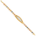 14K Yellow Gold 15 Años & Lucky Bracelet - AB711