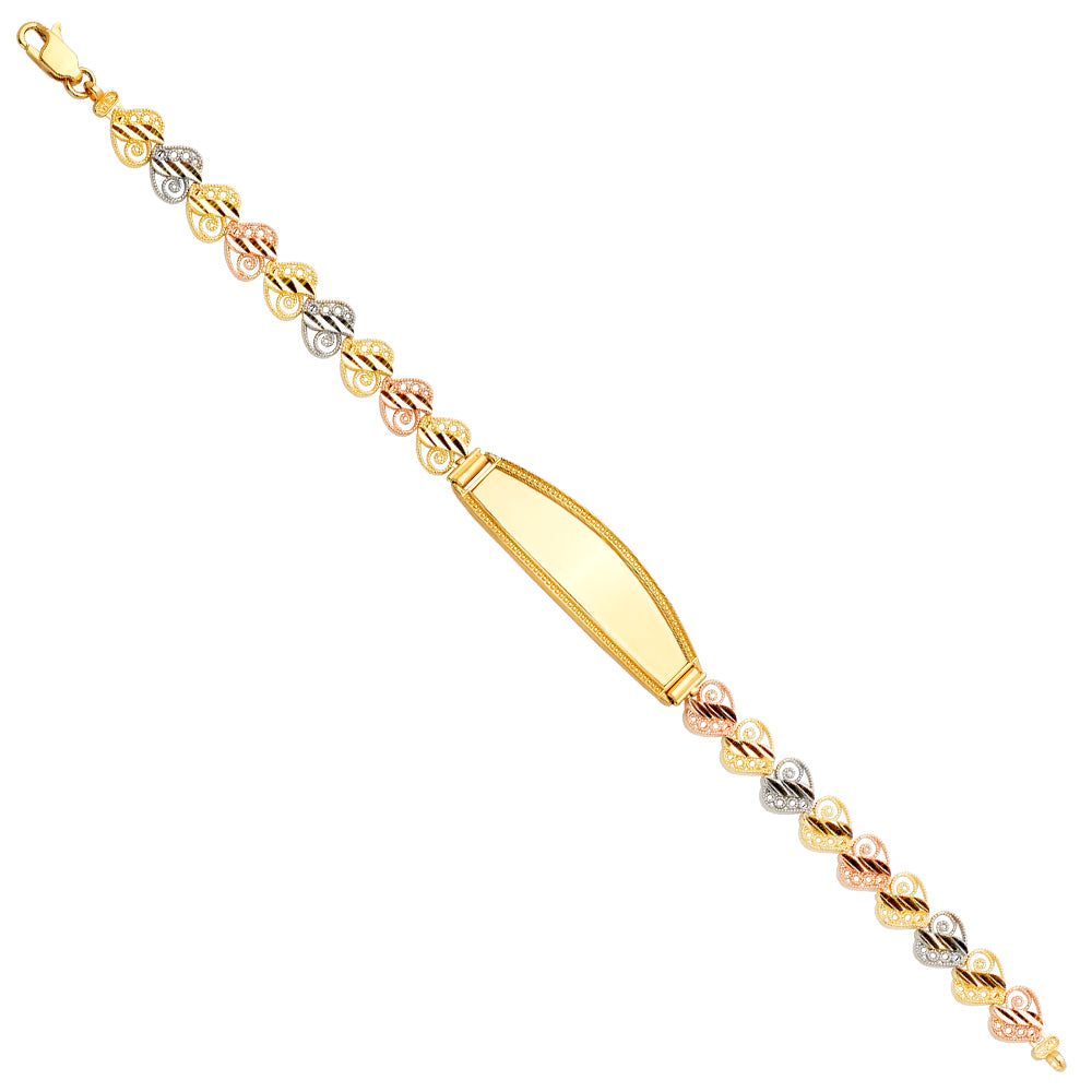 14K Yellow Gold 15 Años & Lucky Bracelet - AB712