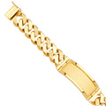 14K Yellow Gold Men's & Link Bracelet - AB729