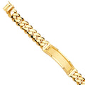 14K Yellow Gold Men's & Link Bracelet - AB731