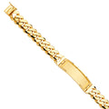14K Yellow Gold Men's & Link Bracelet - AB732