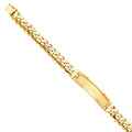 14K Yellow Gold Men's & Link Bracelet - AB734