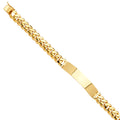 14K Yellow Gold Men's & Link Bracelet - AB735