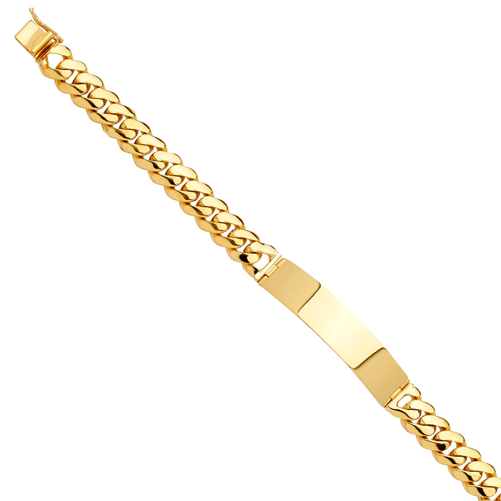 14K Yellow Gold Men's & Link Bracelet - AB735