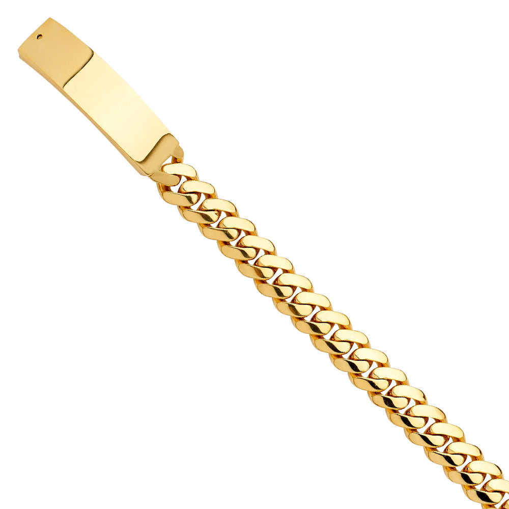 14K Yellow Gold Men's & Link Bracelet - AB736