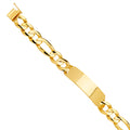 14K Yellow Gold Men's & Link Bracelet - AB742