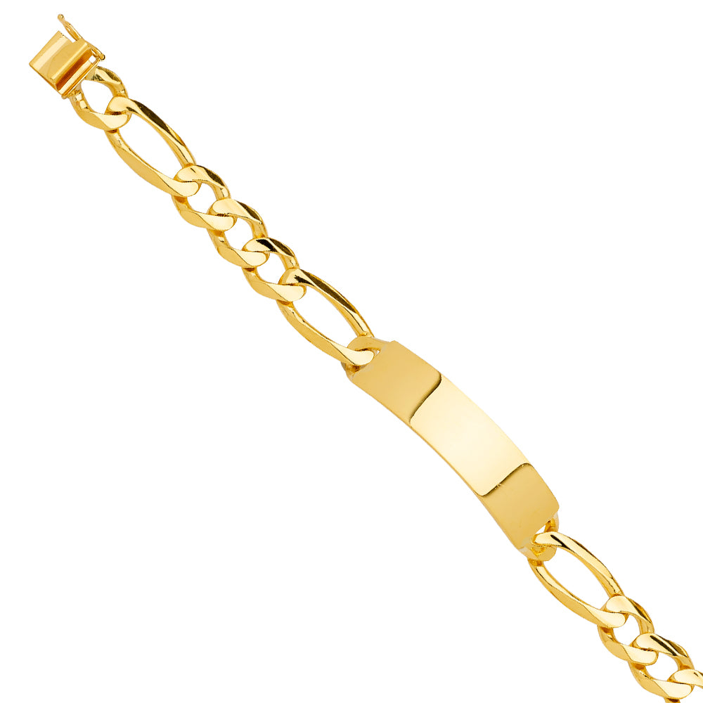 14K Yellow Gold Men's & Link Bracelet - AB743