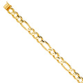14K Yellow Gold Men's & Link Bracelet - AB745