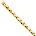 14K Yellow Gold Men's & Link Bracelet - AB746