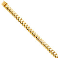 14K Yellow Gold Men's & Link Bracelet - AB747