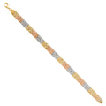 14K Yellow Gold Assorted Fancy Bracelet - AB749