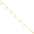 14K Yellow Gold Assorted Fancy Bracelet - AB775