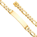 14K Yellow Gold Men's & Link Bracelet - AB782