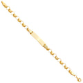 14K Yellow Gold Baby ID Bracelet - AB799