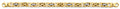 14K Yellow Gold Men's & Link Bracelet - AB803