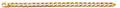 14K Yellow Gold Men's & Link Bracelet - AB804