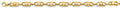 14K Yellow Gold Men's & Link Bracelet - AB805
