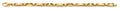 14K Yellow Gold Men's & Link Bracelet - AB806