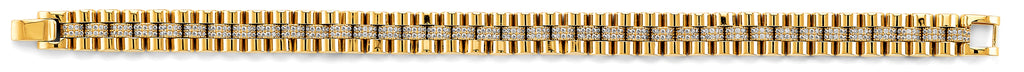 14K Yellow Gold Men's & Link Bracelet - AB808