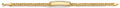 14K Yellow Gold Men's & Link Bracelet - AB812