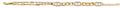 14K Yellow Gold Assorted Fancy Bracelet - AB825