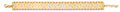 14K Yellow Gold Assorted Fancy Bracelet - AB827