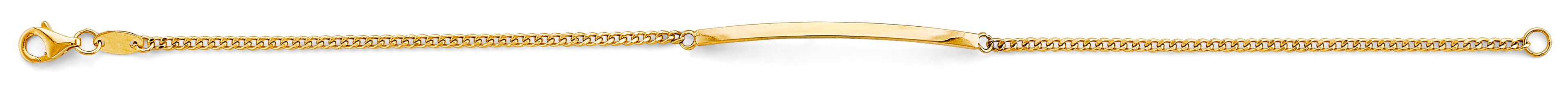 14K Yellow Gold Assorted Fancy Bracelet - AB847